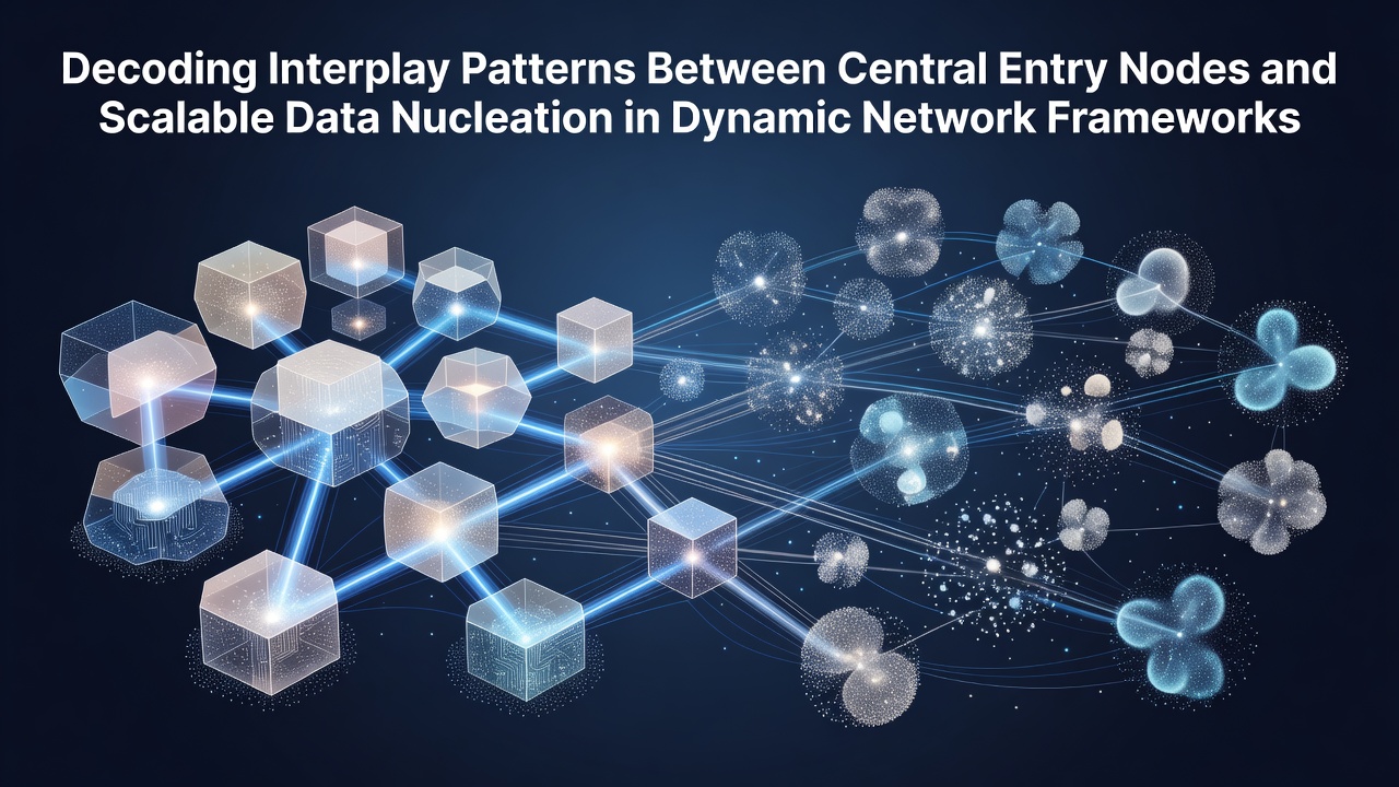 Decoding Interplay Patterns Between Central Entry Nodes and Scalable Data Nucleation in Dynamic Network Frameworks